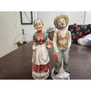 Vintage Flambro Old Couple